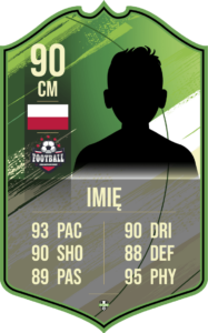 FutCard: piłkarski prezent dla graczy i fanów - niestandardowa karta piłkarska - Green S23